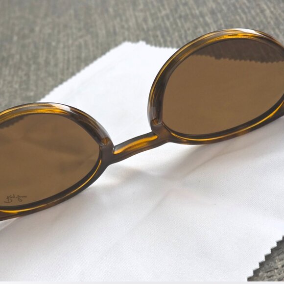 Ray-Ban Round Sunglasses Tortoise Frame Brown Lenses - Brand New! main image 4